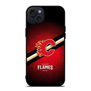 CALGARY FLAMES NHL HOCKEY iPhone 15 Plus Case Cover CALGARY FLAMES NHL HOCKEY iPhone 15 Plus Case Cover