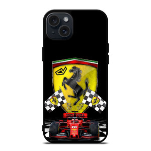 CHARLES LECLERC FERRARI FORMULA ONE F1 RACING 4 iPhone 15 Plus Case Cover
