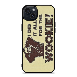 CHEWBACCA WOOKIE STAR WARS iPhone 15 Plus Case Cover
