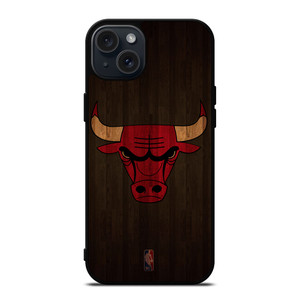 CHICAGO BULLS BASKETBALL COURT NBA iPhone 15 Plus Case Cover