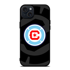 CHICAGO FIRE MLS BLACK iPhone 15 Plus Case Cover