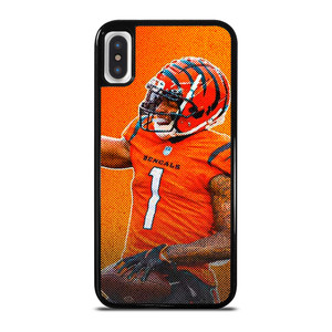 JAMARR CHASE CINCINNATI BENGALS NFL FOOTBALL 2 iPhone X / XS Case Cover JAMARR CHASE CINCINNATI BENGALS NFL FOOTBALL 2 iPhone X / XS Case Cover