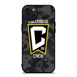 COLUMBUS CREW MLS BLACK CAMO iPhone 15 Plus Case Cover