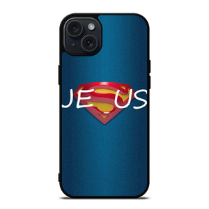 COOL SUPERMAN JESUS iPhone 15 Plus Case Cover