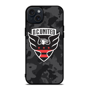 DC UNITED MLS BLACK CAMO iPhone 15 Plus Case Cover