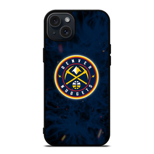 DENVER NUGGETS BASKETBALL NBA FIRE iPhone 15 Plus Case Cover DENVER NUGGETS BASKETBALL NBA FIRE iPhone 15 Plus Case Cover