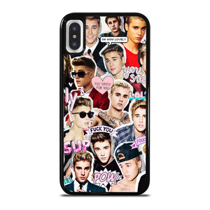 JUSTIN BIEBER COLLAGE iPhone X / XS Case Cover