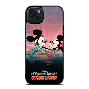DISNEY WONDERFUL WINTER MICKEY MOUSE iPhone 15 Plus Case Cover