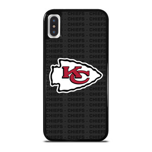 KANSAS CITY CHIEFS FOOTBALL TEXT iPhone X / XS Case Cover