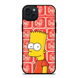 DUFF BEER BART SIMPSONS iPhone 15 Plus Case Cover