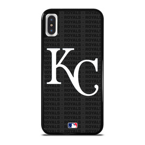 KANSAS CITY ROYALS BASEBALL BLACK iPhone X / XS Case Cover