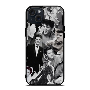 ELVIS PRESLEY COLLAGE iPhone 15 Plus Case Cover ELVIS PRESLEY COLLAGE iPhone 15 Plus Case Cover