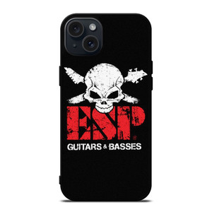 ESP GUITARS AND BASSES LOGO iPhone 15 Plus Case Cover