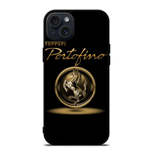 FERRARI PORTOFINO GOLD iPhone 15 Plus Case Cover FERRARI PORTOFINO GOLD iPhone 15 Plus Case Cover