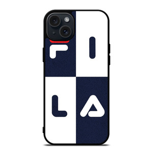 FILA SQUARE PATTERN iPhone 15 Plus Case Cover