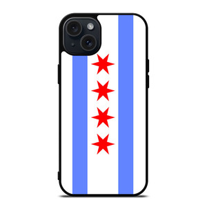 FLAG OF CHICAGO iPhone 15 Plus Case Cover