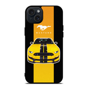 FORD MUSTANG YELLOW iPhone 15 Plus Case Cover