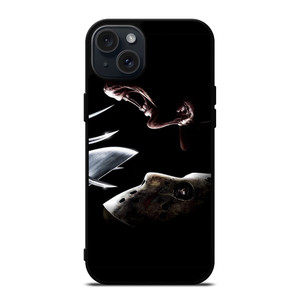 FREDDY KRUEGER VS JASON VOORHEES iPhone 15 Plus Case Cover FREDDY KRUEGER VS JASON VOORHEES iPhone 15 Plus Case Cover