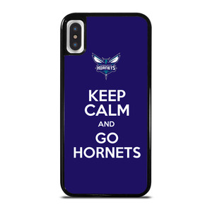 KEEP CALM AND GO CHARLOTTE HORNETS iPhone X / XS Case Cover