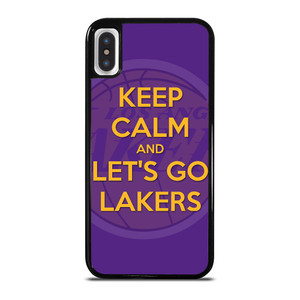 KEEP CALM AND GO LAKERS iPhone X / XS Case Cover KEEP CALM AND GO LAKERS iPhone X / XS Case Cover