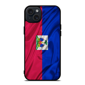 HAITI FLAG iPhone 15 Plus Case Cover HAITI FLAG iPhone 15 Plus Case Cover