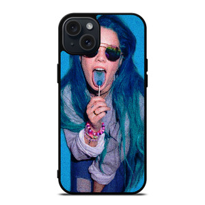HALSEY BLUE HAIR SINGER iPhone 15 Plus Case Cover