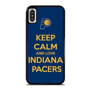 KEEP CALM AND LOVE INDIANA PACERS iPhone X / XS Case Cover