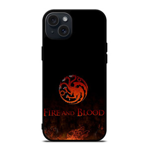 HOUSE OF THE DRAGON FIRE AND BLOOD iPhone 15 Plus Case Cover HOUSE OF THE DRAGON FIRE AND BLOOD iPhone 15 Plus Case Cover