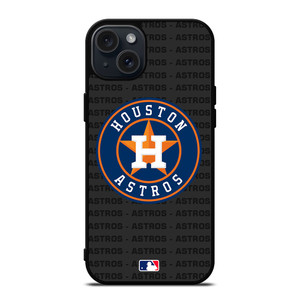HOUSTON ASTROS BASEBALL BLACK iPhone 15 Plus Case Cover HOUSTON ASTROS BASEBALL BLACK iPhone 15 Plus Case Cover