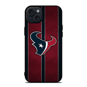 HOUSTON TEXANS NFL METAL STRIPE iPhone 15 Plus Case Cover