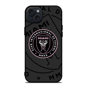 INTER MIAMI CF MLS BLACK iPhone 15 Plus Case Cover