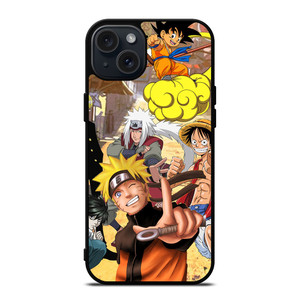 JAPANESE ANIME CROSSOVER iPhone 15 Plus Case Cover