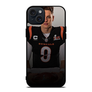JOE BURROW CINCINNATI BENGALS NFL iPhone 15 Plus Case Cover JOE BURROW CINCINNATI BENGALS NFL iPhone 15 Plus Case Cover