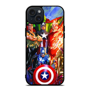 JUSTICE LEAGUE ALEX ROSS iPhone 15 Plus Case Cover