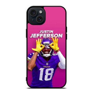 JUSTIN JEFFERSON MINNESOTA VIKINGS iPhone 15 Plus Case Cover