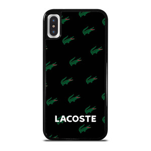 LACOSTE LOGO PATTERN iPhone X / XS Case Cover