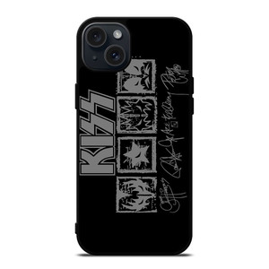 KISS ROCK BAND MEMBER ICON iPhone 15 Plus Case Cover