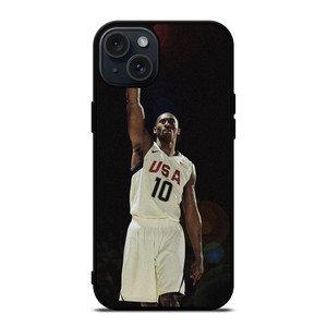 KOBE BRYANT USA BASKETBALL iPhone 15 Plus Case Cover KOBE BRYANT USA BASKETBALL iPhone 15 Plus Case Cover