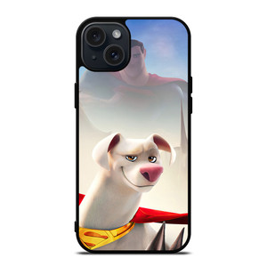KRYPTO SUPERMAN LEAGUE OF SUPERPETS iPhone 15 Plus Case Cover KRYPTO SUPERMAN LEAGUE OF SUPERPETS iPhone 15 Plus Case Cover