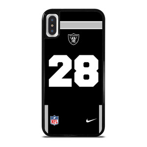 LAS VEGAS RAIDERS JOSH JACOBS 28 NFL NIKE iPhone X / XS Case Cover