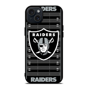 LAS VEGAS RAIDERS FOOTBALL FIELD iPhone 15 Plus Case Cover