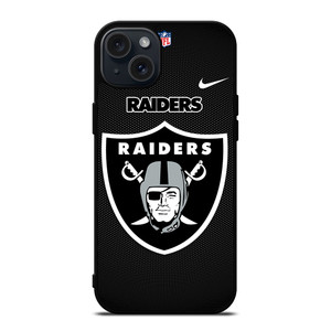 LAS VEGAS RAIDERS NFL FOOTBALL NIKE iPhone 15 Plus Case Cover