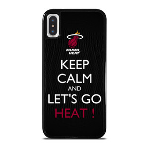 LETS GO MIAMI HEAT NBA BASKETBALL 2 iPhone X / XS Case Cover