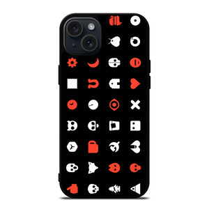 LOVE DEATH AND ROBOTS PATTERN iPhone 15 Plus Case Cover