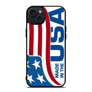 MADE IN USA LOGO iPhone 15 Plus Case Cover
