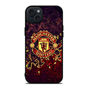 MANCHESTER UNITED LOGO FAN ART iPhone 15 Plus Case Cover