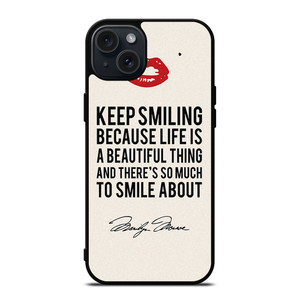 MARILYN MONROE QUOTES iPhone 15 Plus Case Cover MARILYN MONROE QUOTES iPhone 15 Plus Case Cover
