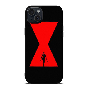 MARVEL BLACK WIDOW SYMBOL iPhone 15 Plus Case Cover MARVEL BLACK WIDOW SYMBOL iPhone 15 Plus Case Cover