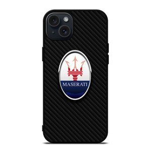 MASERATI LOGO CARBON FIBER iPhone 15 Plus Case Cover MASERATI LOGO CARBON FIBER iPhone 15 Plus Case Cover