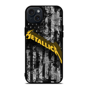 METALLICA AMERICA ROCK BAND iPhone 15 Plus Case Cover METALLICA AMERICA ROCK BAND iPhone 15 Plus Case Cover